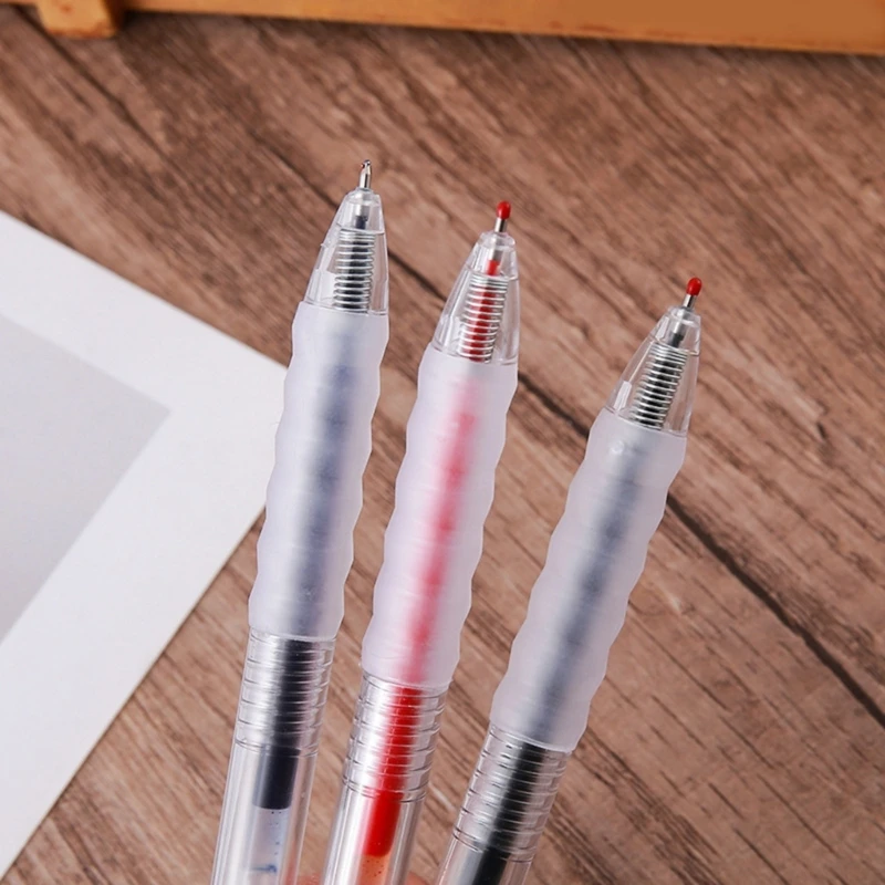 

HX6A Выдвижная гелевая ручка Быстросохнущие гелевые чернила Ручки Эргономичная резиновая ручка для письма