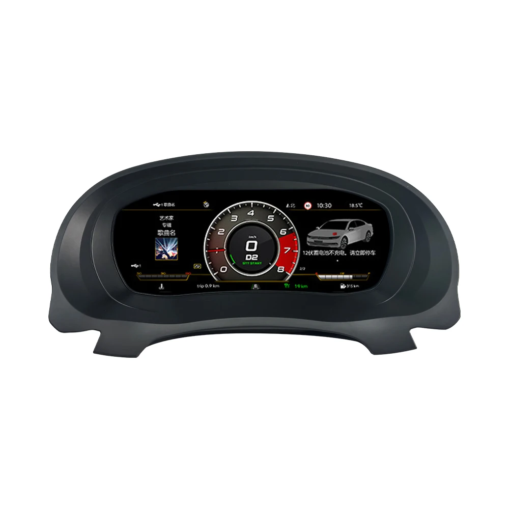 Android System Car Digital Speedometer Instrument Cluster For Golf Car Dashboard Lcd Display