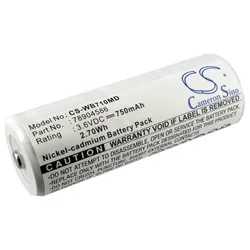 Cameron sino 750mAh Battery For Welch-Allyn 18200  74054  WA-72200  Otoscope 20000  Otoscope 71000  Otoscope 72200