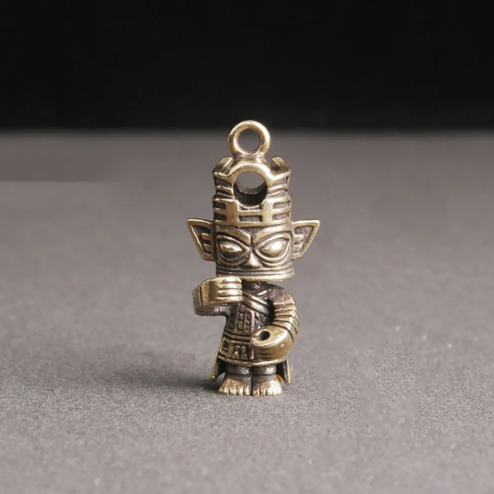 

5pcs Bronze Keychain Decor Charms Vintage Brass Pendant Delicate Ornament Key Supply Small Bag Charm Copper Keychains Gift