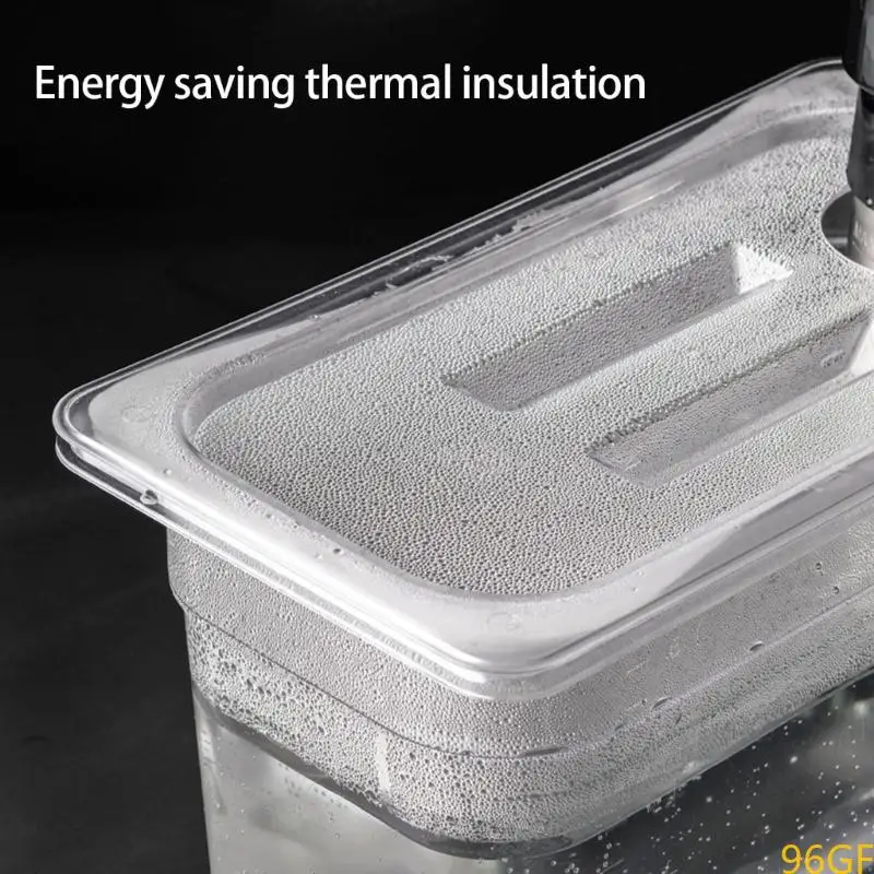 96GF درجة حرارة منخفضة ، دائرة طباخ بطيئة منخفضة ، خزان مياه بالفراغ بالفيديو مع غطاء