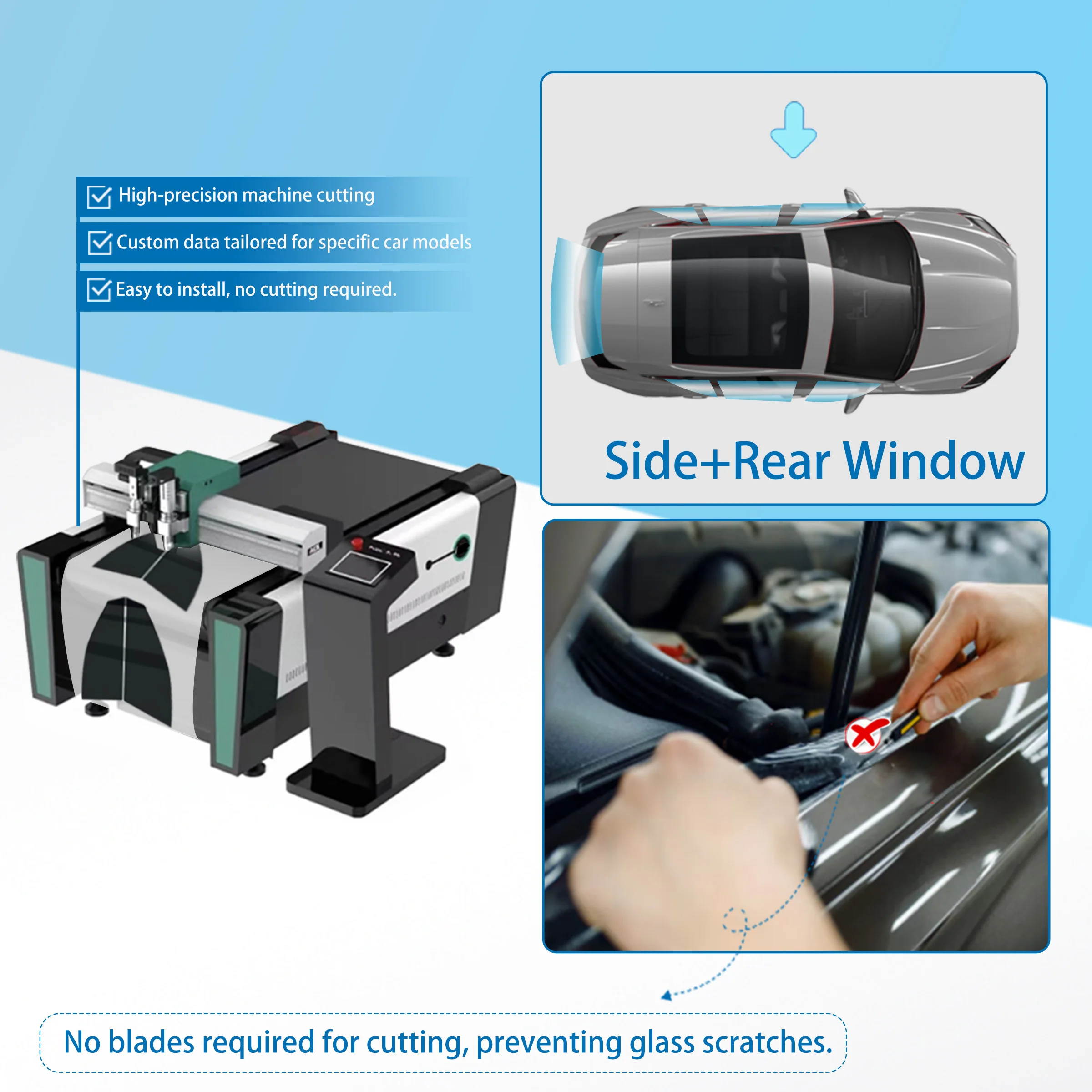 Premium Precut Window Tint for Subaru Forester 2008‑2013 Front Rear Windows UV Heat Rejection Anti‑Scratch Privacy Film car