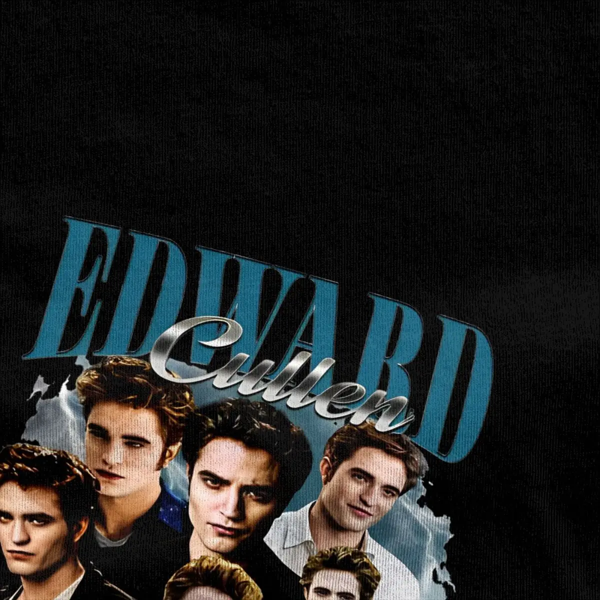 Homage Vintage Edward CullenRetro 90 Twilight T Shirt Fashion T Shirts Short Sleeve Tshirt Pure Cotton O Neck Plus Size 5XL Tees