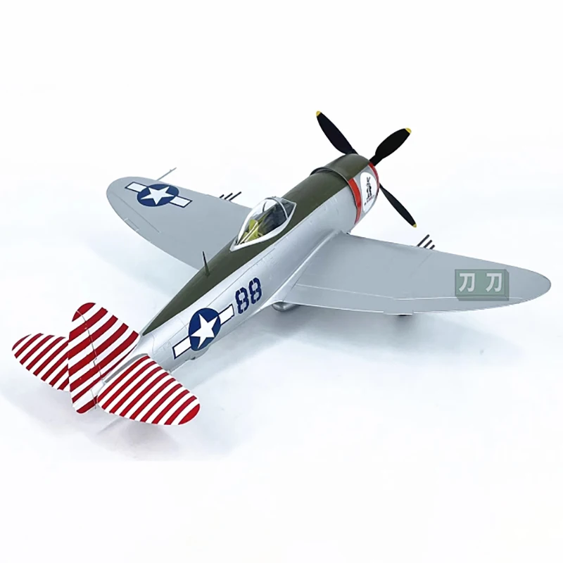 1:48 Scale Us Army P47D Lightning fighter Plastic Aircraft Finished Model Static Decoration Souvenir Gifts For Adult Boy