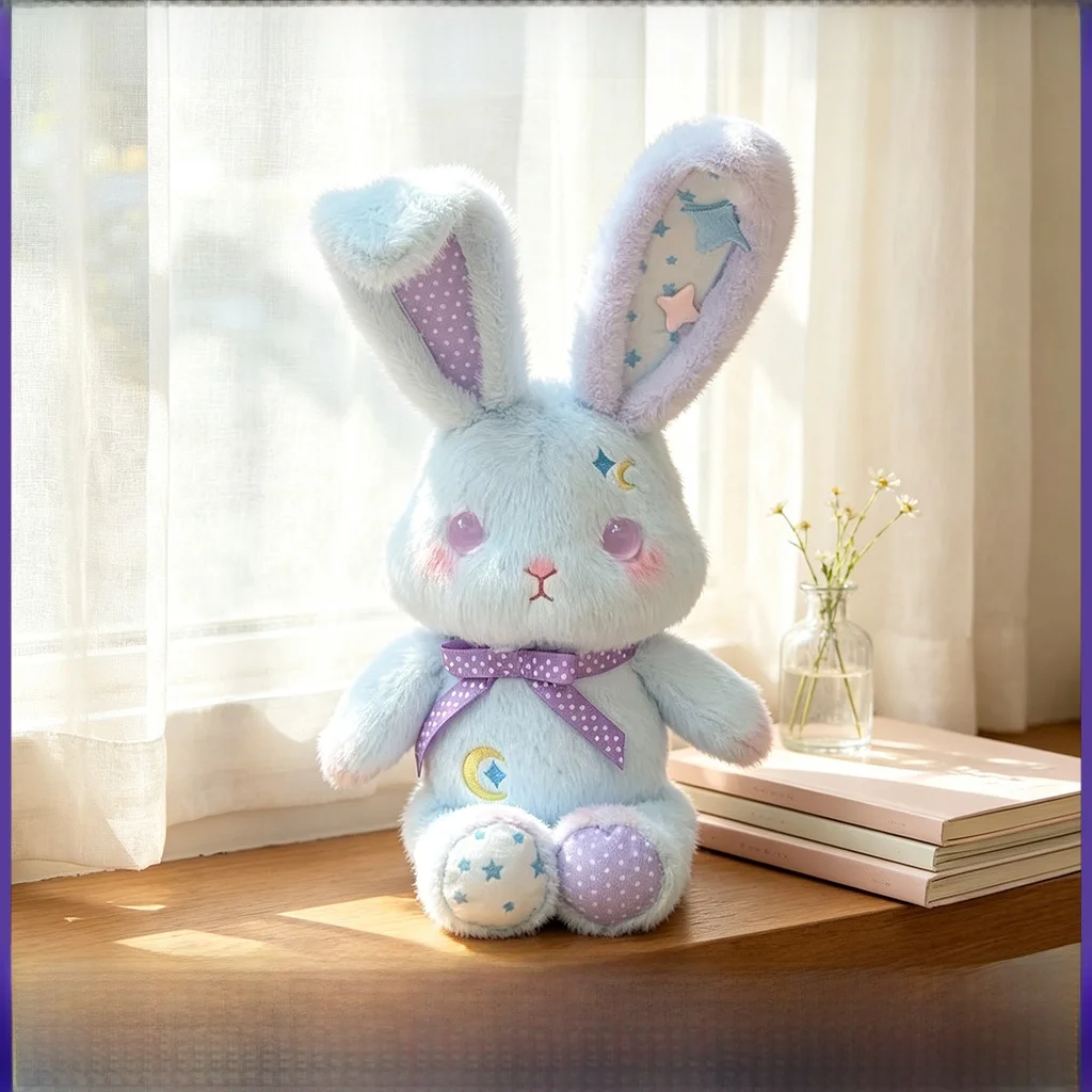 adorable-star-rabbit-plush-doll-toy-for-girls-birthday-gift-soft-fabric-dolls-cute-princess-dolls-female-children's-gifts