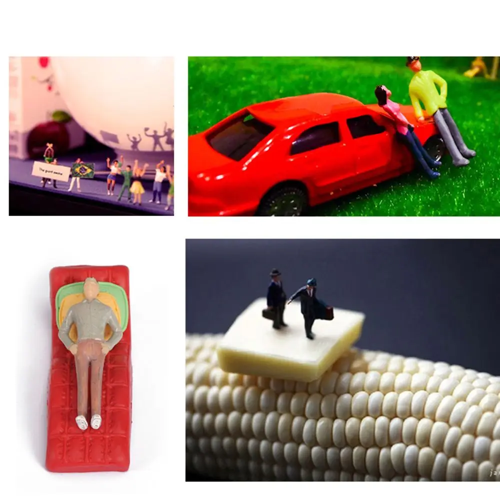 10/30/50 قطعة 1:25/1:30/1:50/1:75 مقياس مختلط اللون تشكل الركاب شخصية نموذج الناس أرقام البلاستيك الناس مقياس نموذج