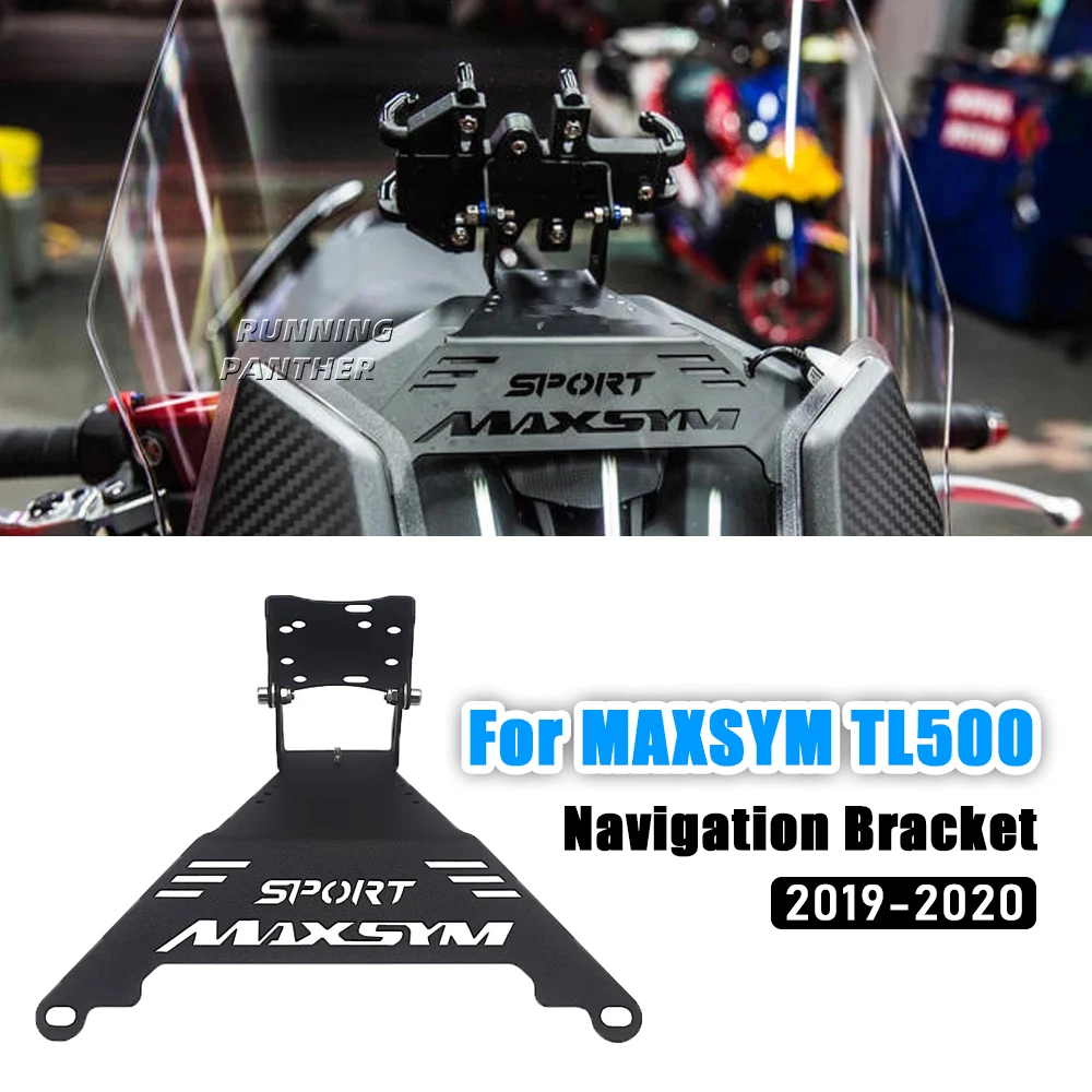 

For SYM MAXSYM TL 500 TL500 2019 2020 Wireless charging New motorcycle front mid navigation bracket GPS mobile phone charging