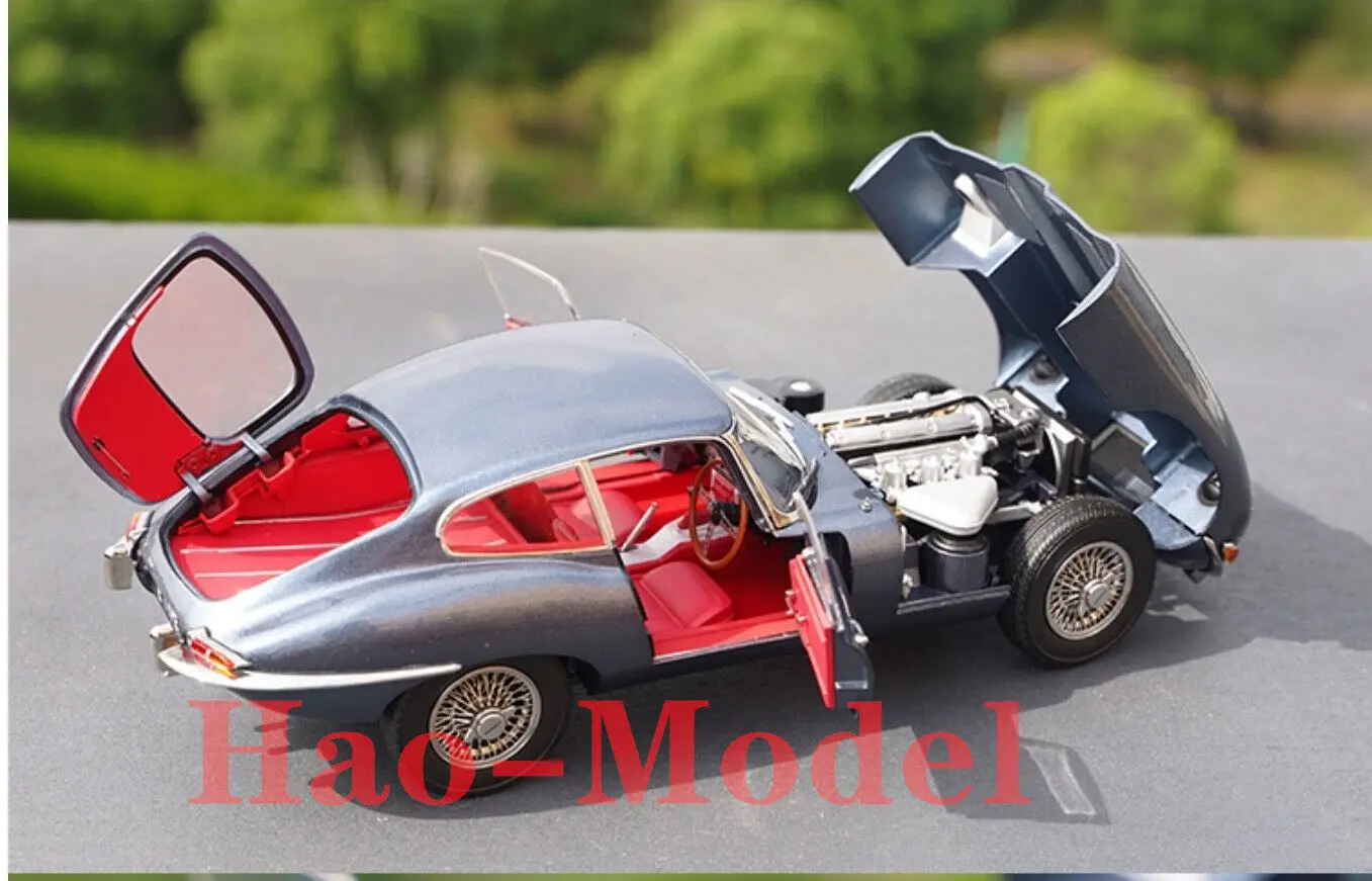 Kyosho 1:18 para Jaguar E-Type aleación Diecast coche modelo niños niñas juguetes niños regalos Hobby exhibición adornos colección verde/azul