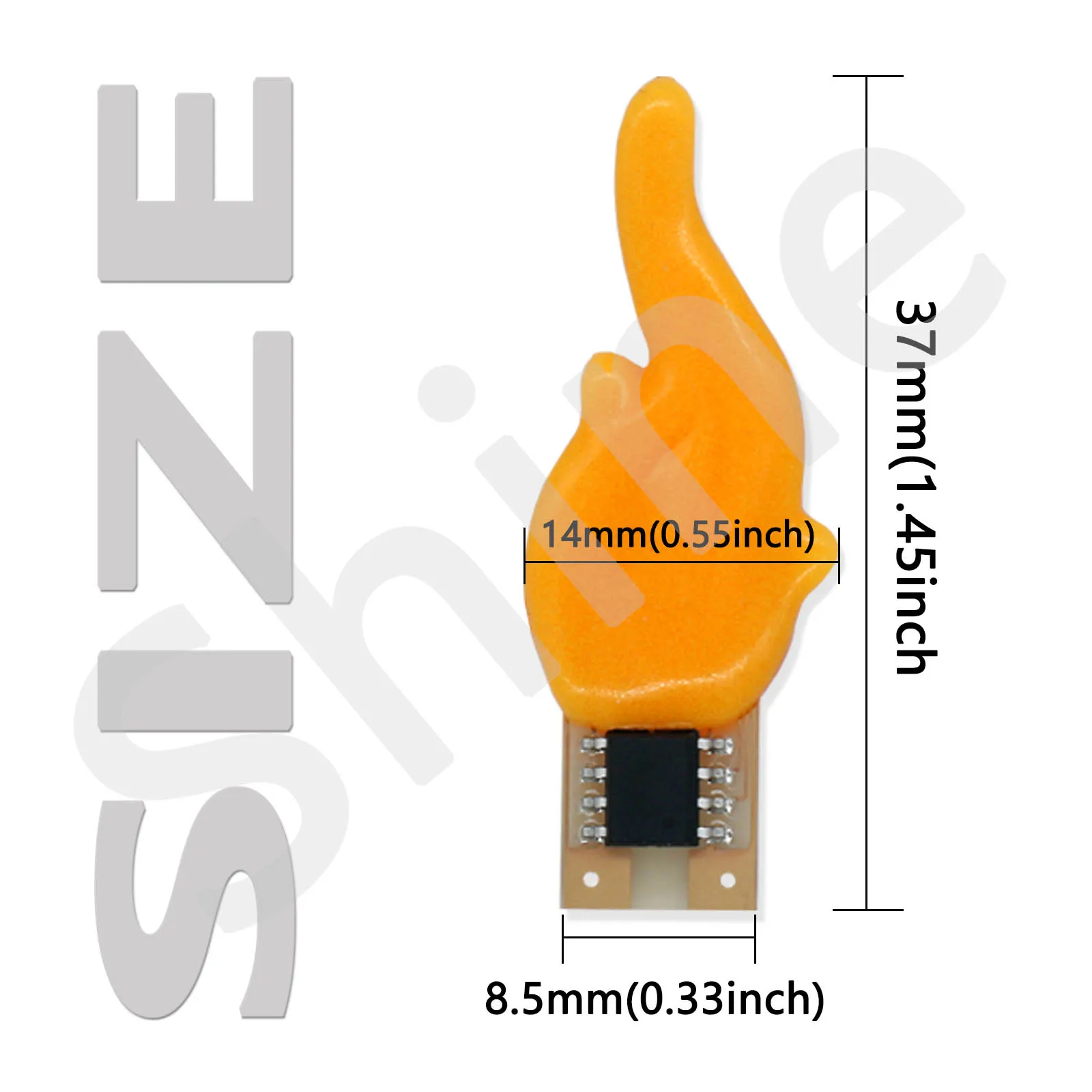 DC5V 20mA LED spawana świeca lampa kreatywny płomień żarnik LED żarówka edisona Camping dekoracja imprezowa akcesoria oświetleniowe DIY