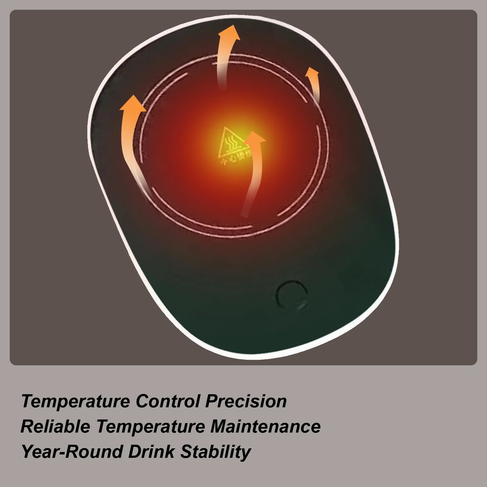 

Mug Warmer USB Powered Thermostat Coaster Portable Tea Mug Warmer For Desk For Tea Drink Beverage Home Office Travel Dorm