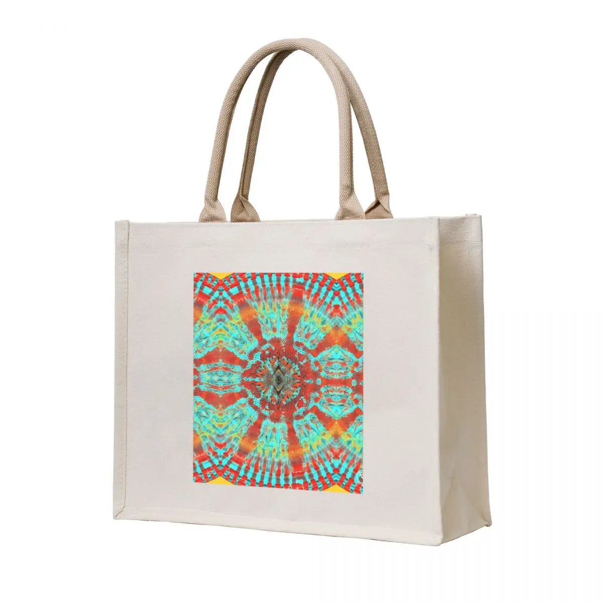 

Fractal Tie Dye - Mary Jay Tote Bag Women's shopper Eco bag canvas bags