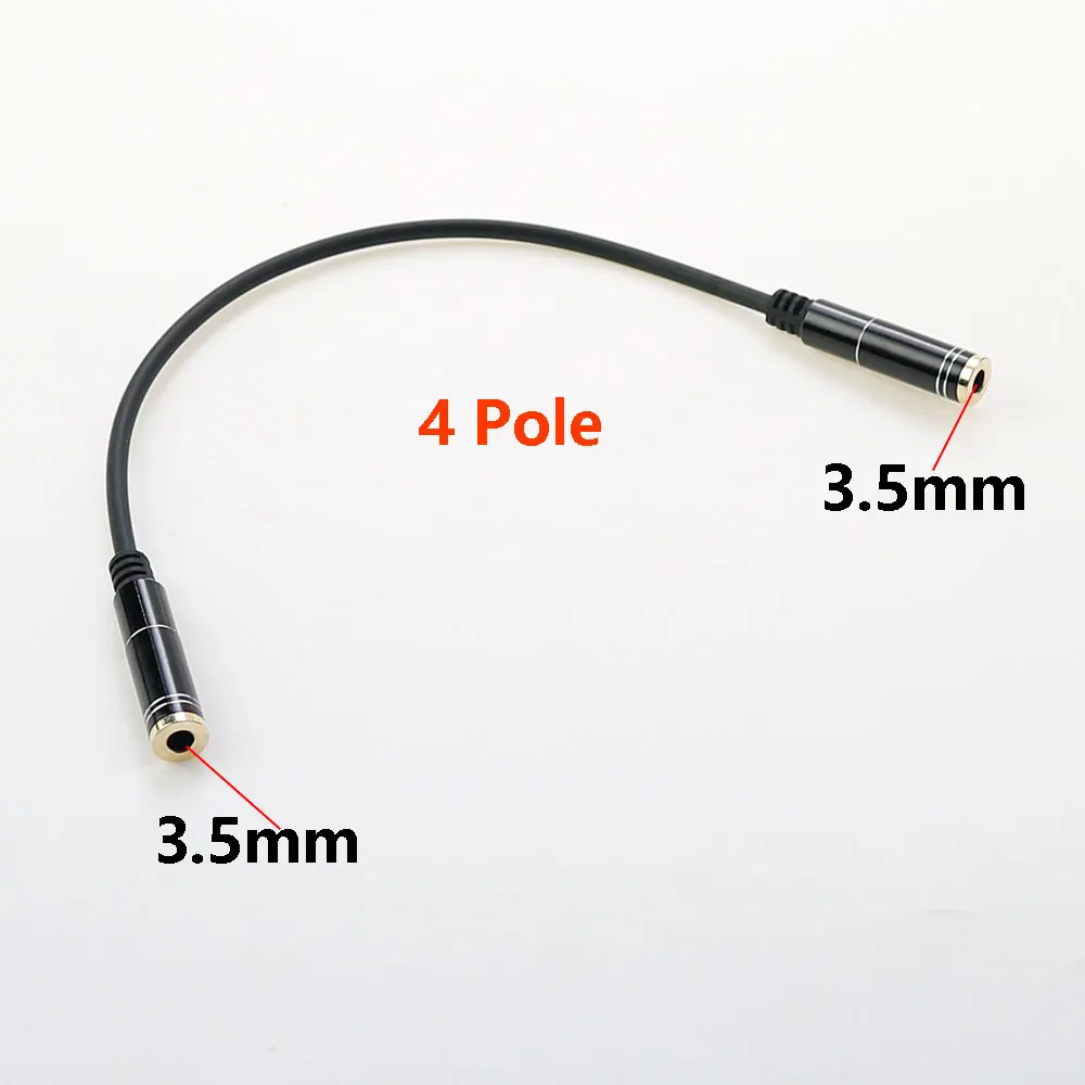 

1Pcs 3.5mm Jack Female to Female For Computer Audio Cable 3.5 Headphone Extender Cord Aux Cable Headphone Extension Cable