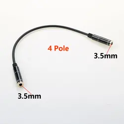 1Pcs 3.5mm Jack Female to Female For Computer Audio Cable 3.5 Headphone Extender Cord Aux Cable Headphone Extension Cable