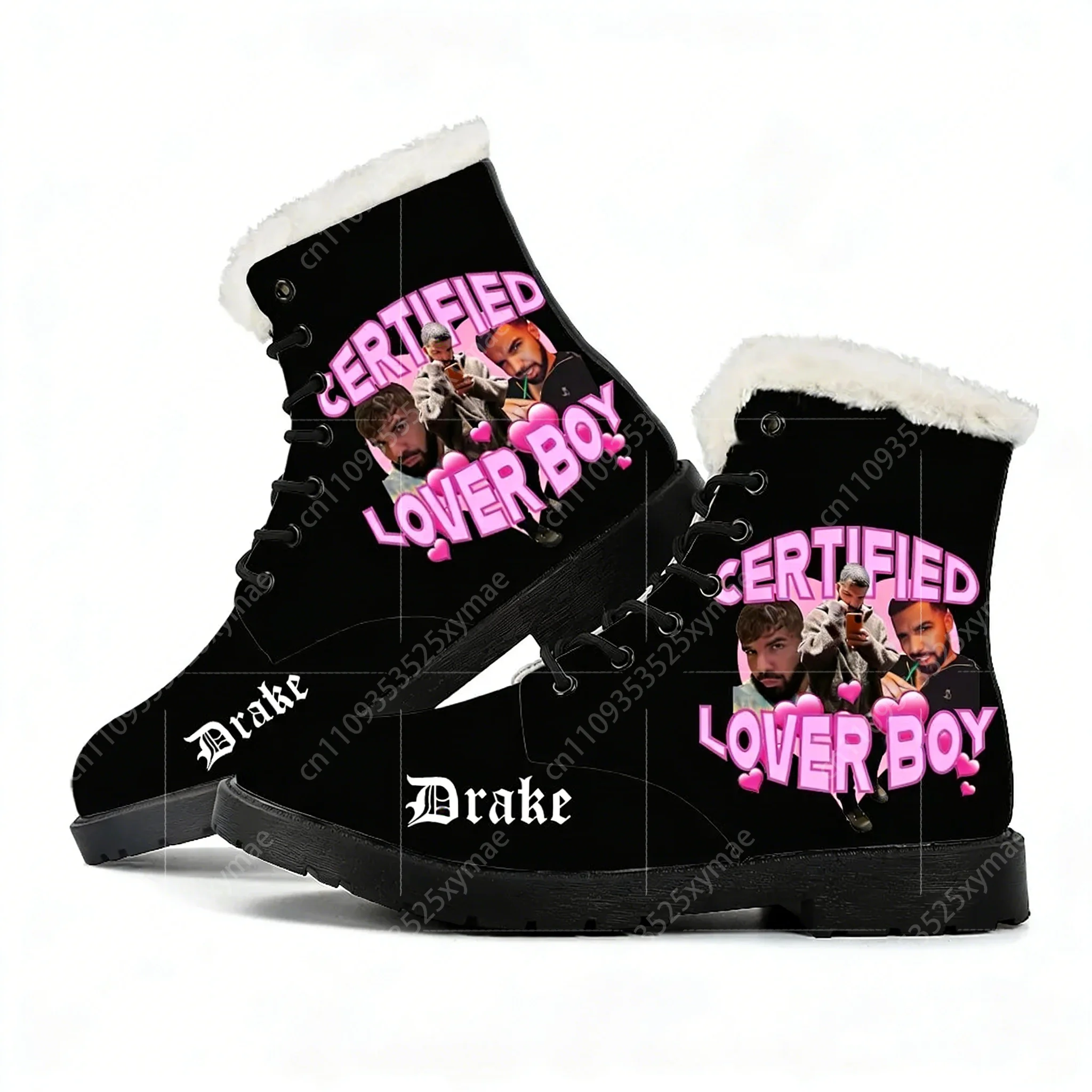 

Плюшевые ботинки Drake Drizzy в стиле рэп-хип-хоп, обувь для мужчин, женщин и подростков, повседневные ботинки, легкие уличные ботинки высокого качества