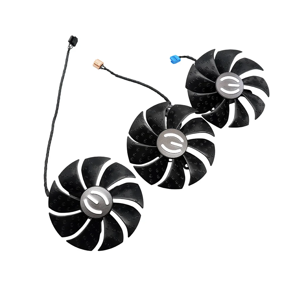 87MM PLA09215S12H Suitable RTX3080 for EVGA RTX 3090 3080TI 3080 3070 3060TI XC3 Ultra/(Black) Game Graphics Card Fan image 2