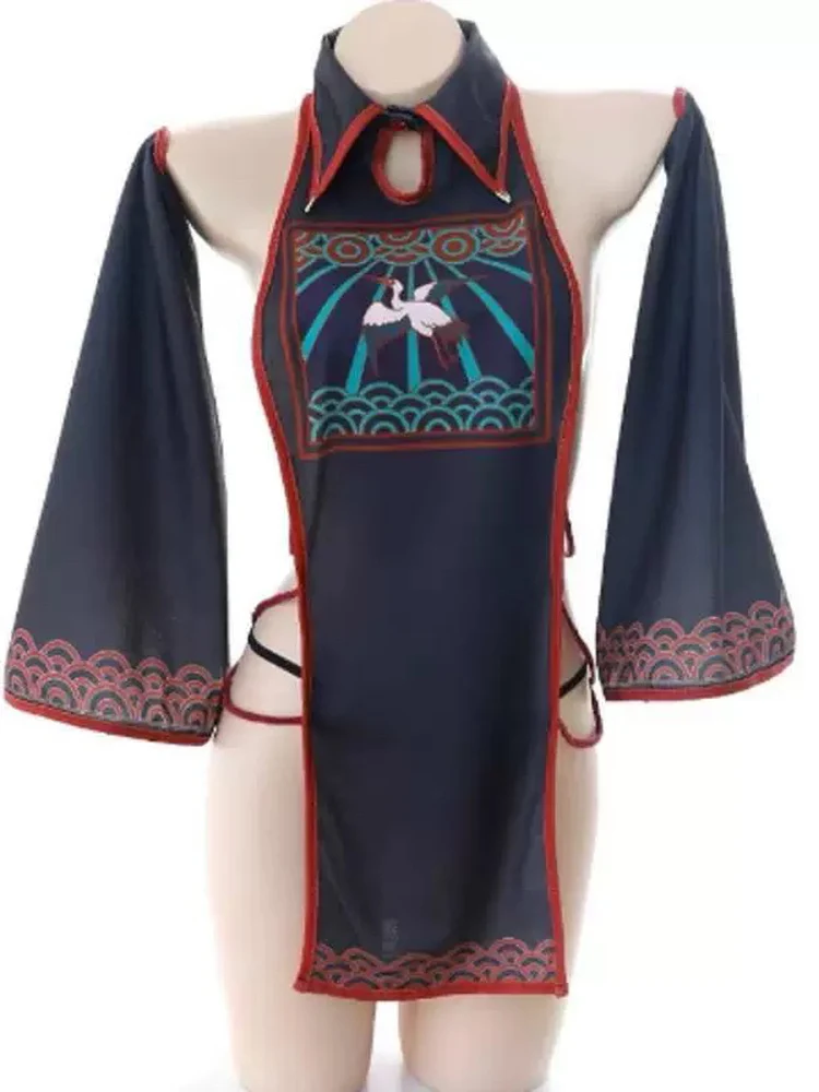 

Сексуальный оригинальный дизайн, костюм для ролевых игр, очаровательная юбка-труба с высокой талией и прямыми штанинами для женщин, очаровательный косплей, тема Хэллоуина