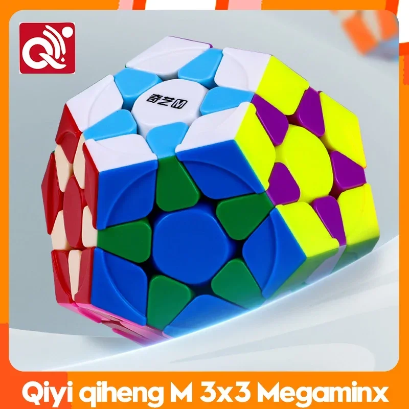 QiYi-Cube Magique de Vitesse sans Autocollant, Jouets Professionnels, Megaminx, Qiyi, M, 3x3, 2x2, 3x3