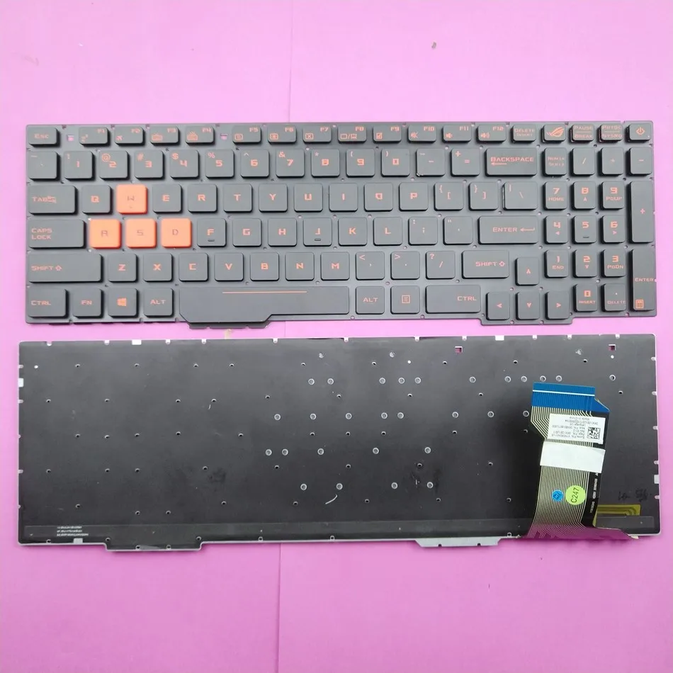 

US Yello Key Backlit Keyboard for Asus GL553 Series GL553V GL553VW ZX553VD ZX53V FX553VD FX53VD FX753VD FZ53V ZX73 US Layout