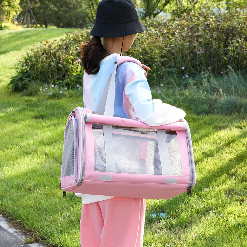 Bolsa para gatos, portátil, plegable, para exteriores, para coche, bolso portátil para mascotas