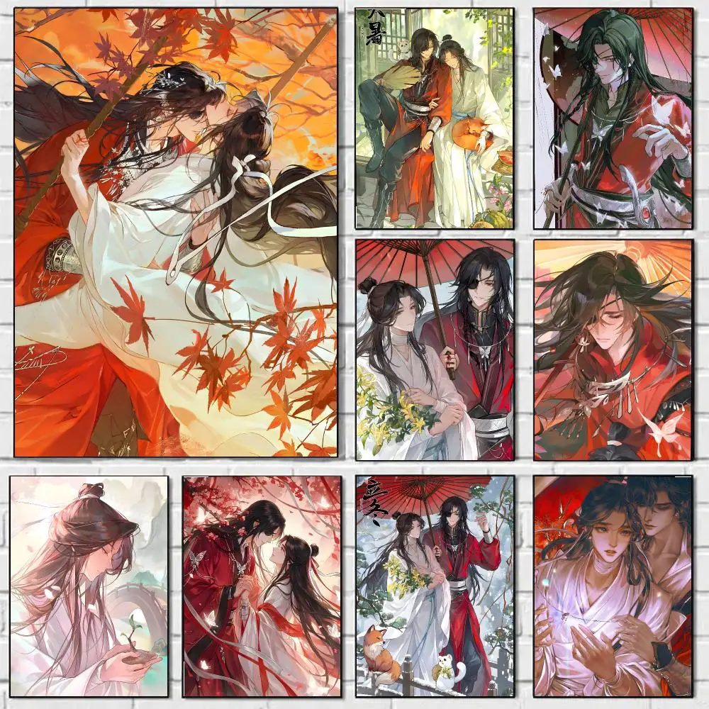 Heaven Officials Blessing Poster Prints Wall Art Pictures For Modern Bedroom Game Room Home Aesthetic Room Deco