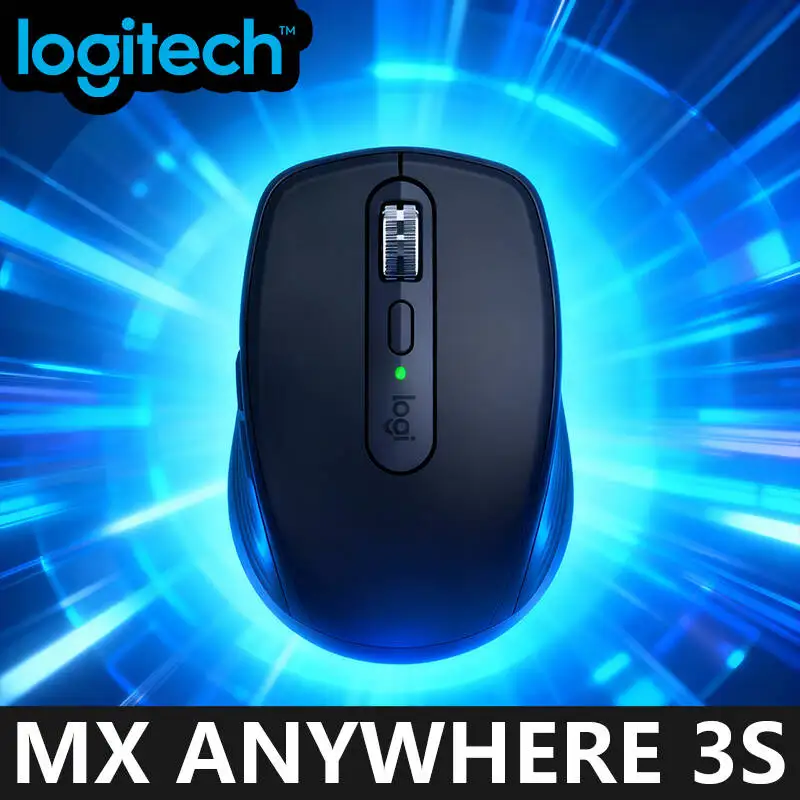 

Logitech Master Series MX Anywhere 3S Bluetooth Беспроводная бесшумная мышь Мягкий звук Офисный женский планшет