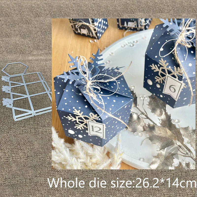 

XLDesign Craft Металлическая форма для трафарета, вырубная штамп, коробка в виде снежинки, украшение для скрапбукинга, высечка для альбома, бумажные карты, ремесло, тиснение