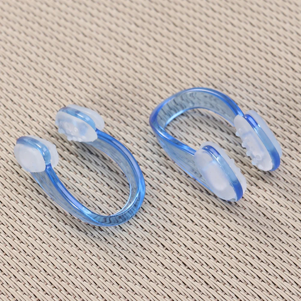 

3Pcs Adult Swimming Nose Clip Tear Resistant Tpe Secure Fit Stay Dry during Swim Lessons Or Snorkeling Blue Nose Clip
