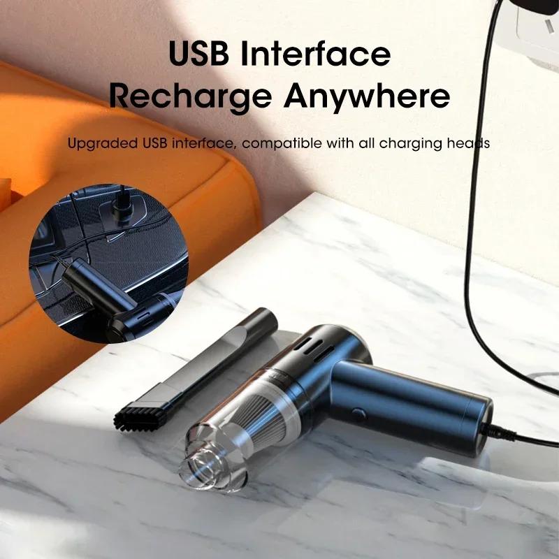 Wireless Vacuum Cleaner Handheld 99800Pa Portable Vacuum Cleaner Portable Car Home Dry And Wet Car Vacuum Cleaner Appliances