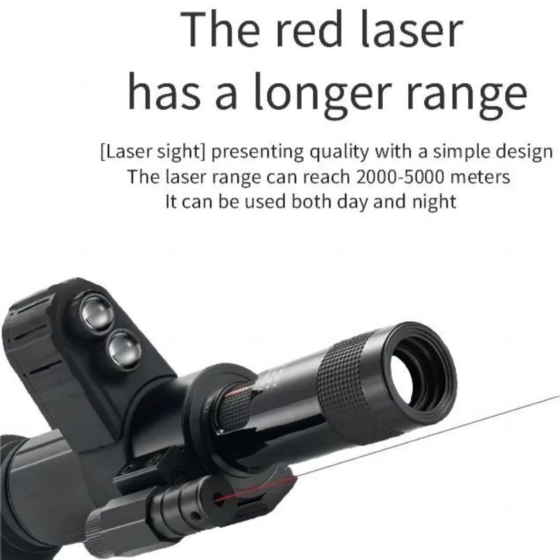 Imagem -05 - Visão Noturna Infravermelha Hunting Cross Cursor Telescópio de Visão Noturna ir Vision Sight For Hunting Capacete Tático Telescópio Monocular