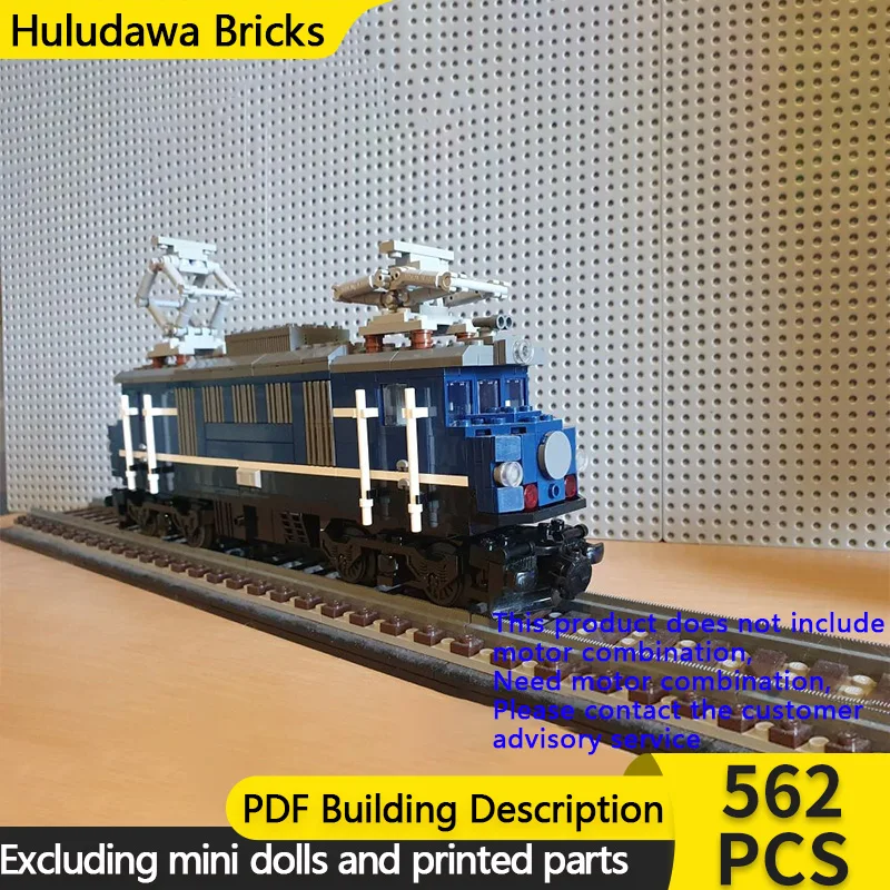 

City Car Model MOC Building Bricks Railway BML 4-4P Steam Locomotive Modular Technology Gifts Holiday Assemble Children Toy Suit