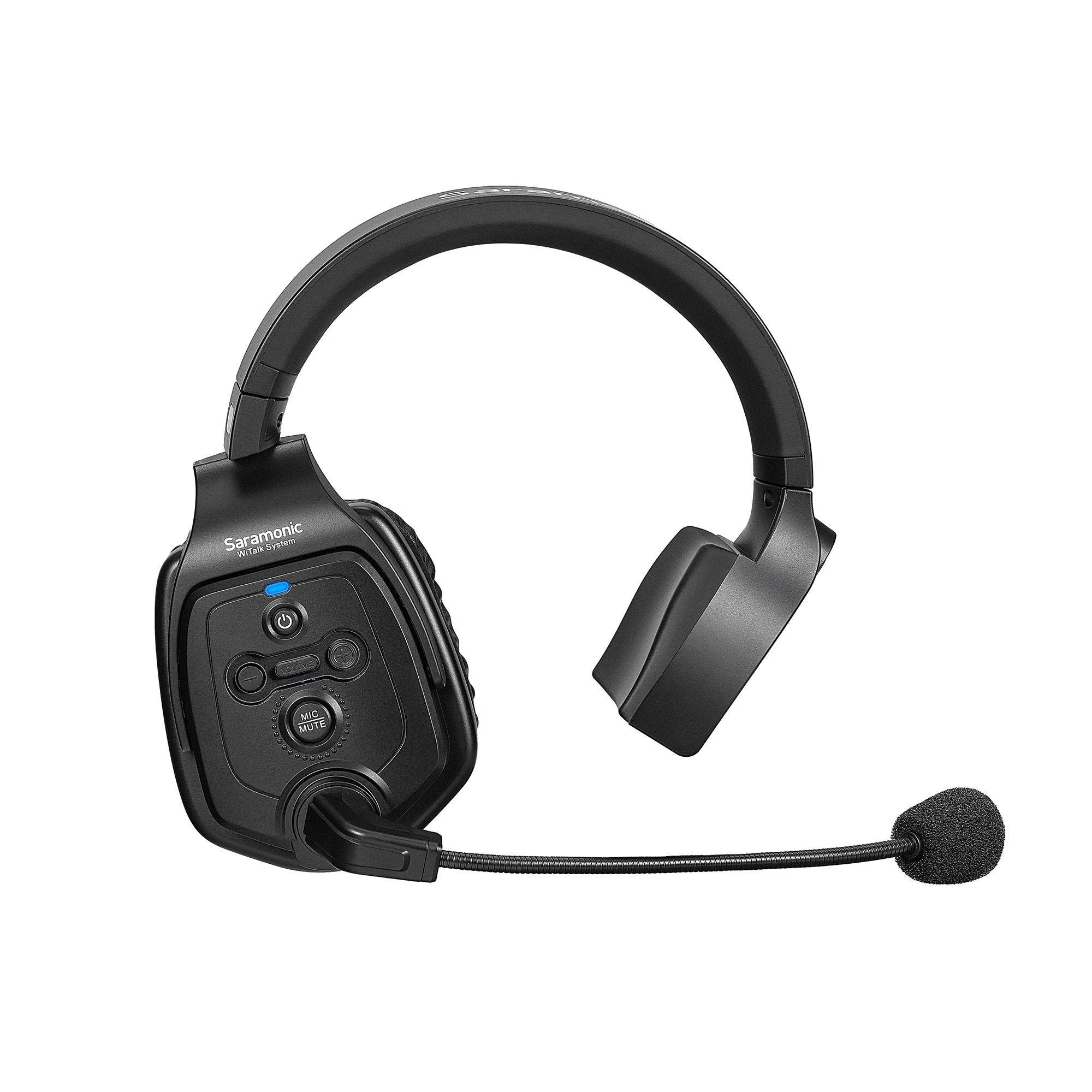 Saramonic WiTalk SRH Single-ear Remote Headset voor WiTalk draadloze intercom-headsets Microfoon 1,9 GHz full-duplex communicatie