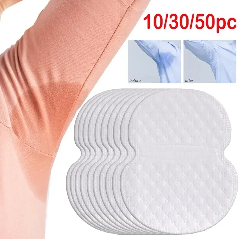 10-50pcs/set Underarm Pads Dress Clothing Perspiration Deodorant Pads Armpit Care Sweat Absorbent Pads Deodorant for Women Men