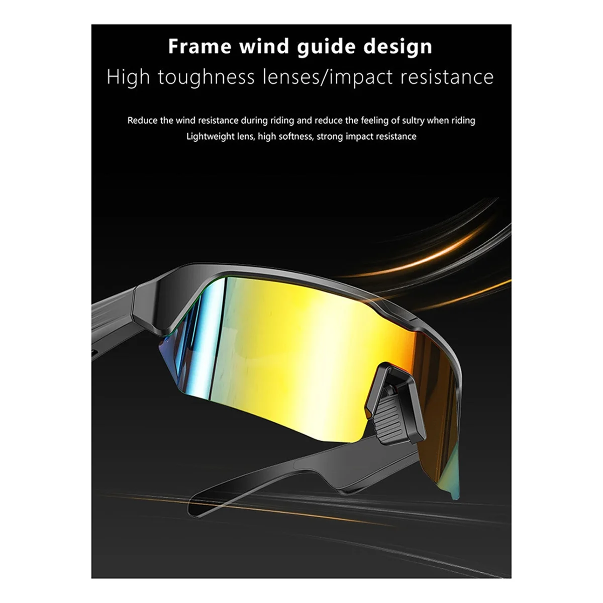 Отлично! Умные солнцезащитные очки Bluetooth с аудиовызовом и возможностью музыки, спортивные наушники-вкладыши для вождения