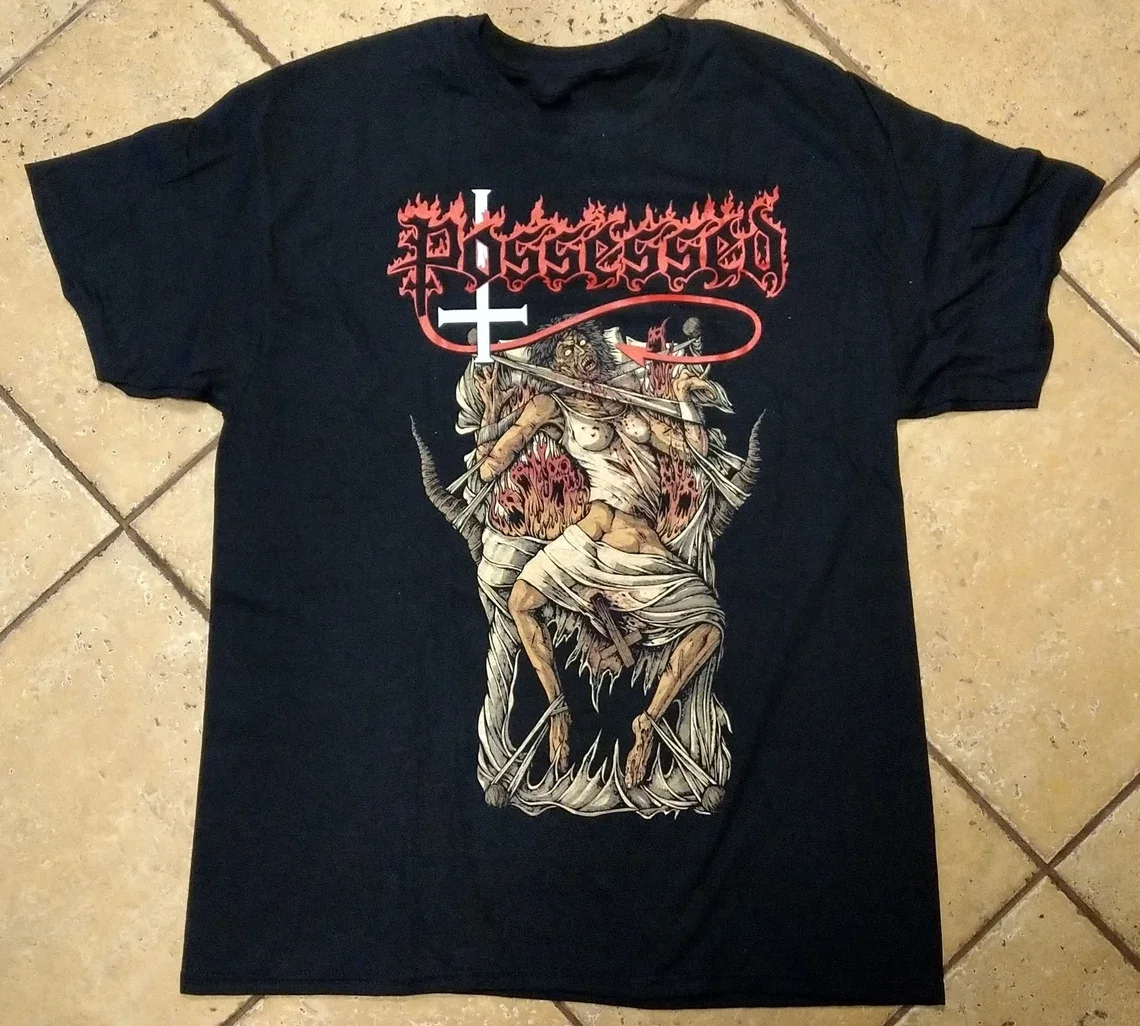 قميص بسبعة رباط للبالغين ، قطن ، أسود ، الحجم ، PP710