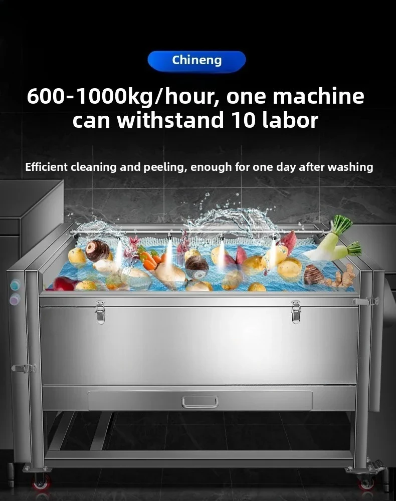 potato peeling machine commercial automatic peeling machine potato taro sweet potato cleaning and peeling machine