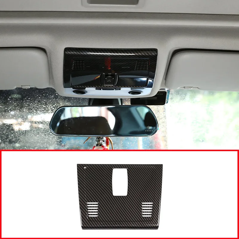 

Carbon Fiber Style ABS Car Front Row Roof Reading Lamp Decoration Cover Trim For BMW E90 3 Series 2005-2012 Accessories