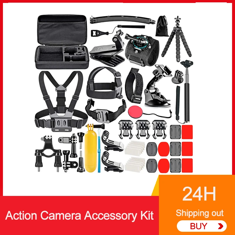 neewer-50-in-1-アクションカメラアクセサリーキット-gopro-hero-12-11-10-9、dji-osmo-4-3-2、insta360-x3-x2、go-3、sjcam対応