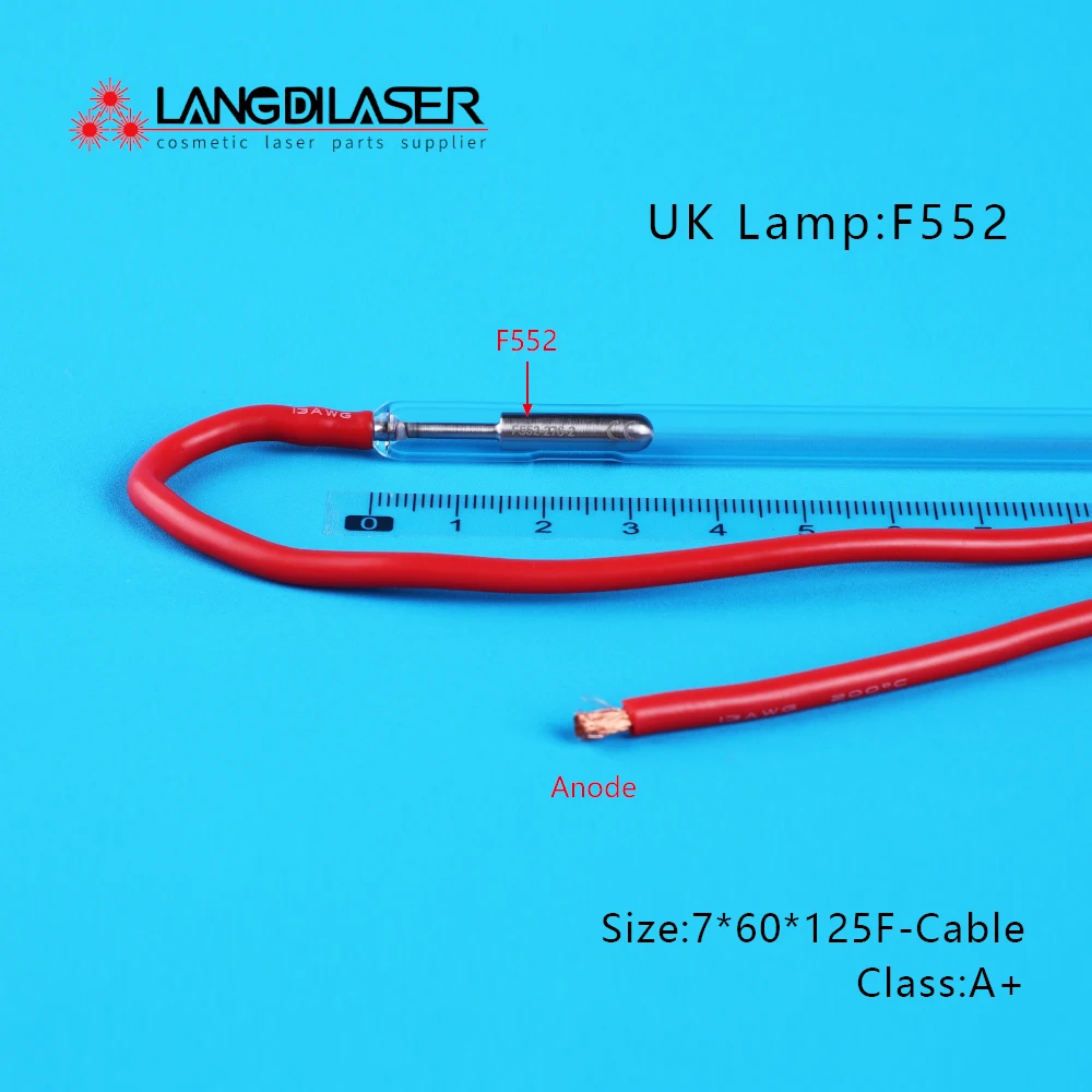 LAMP Code F552 Import UK IPL Flash Lamp / Size : 7*60*125 / IPL-Lamp / UK Import IPL FLASH Lamp