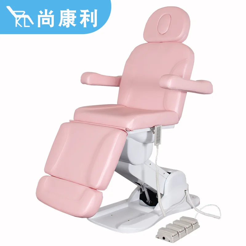 

Электрическая косметическая кровать, микропластическая хирургия, многофункциональная медицинская складная подъемная операционная кровать, салон красоты, инъекционная тату-кровать