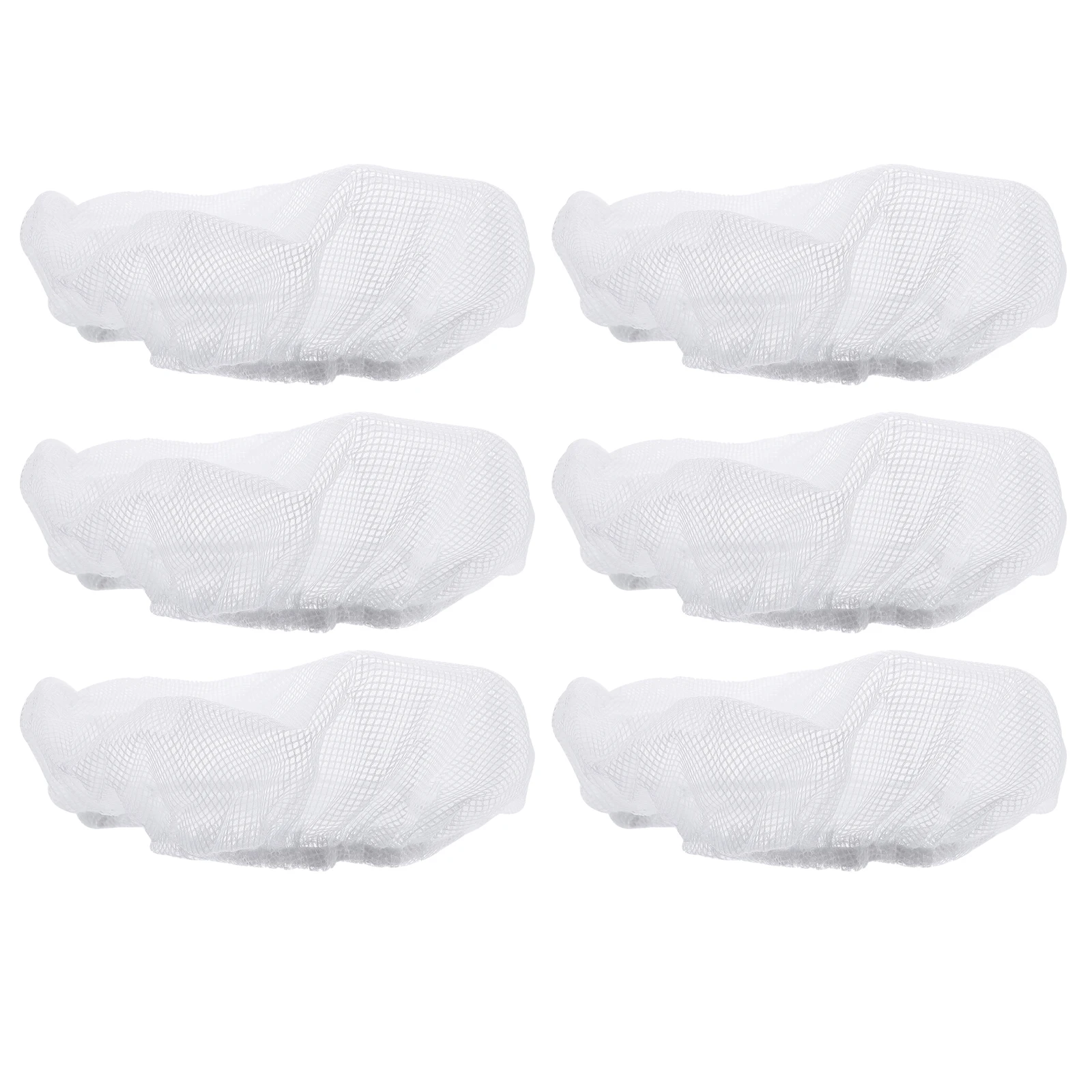 6pcs Anti Static Net Cap Breathable Chef Hat Cooking Food Service Work Hair Cap Kitchen Industrial Worker Beanie