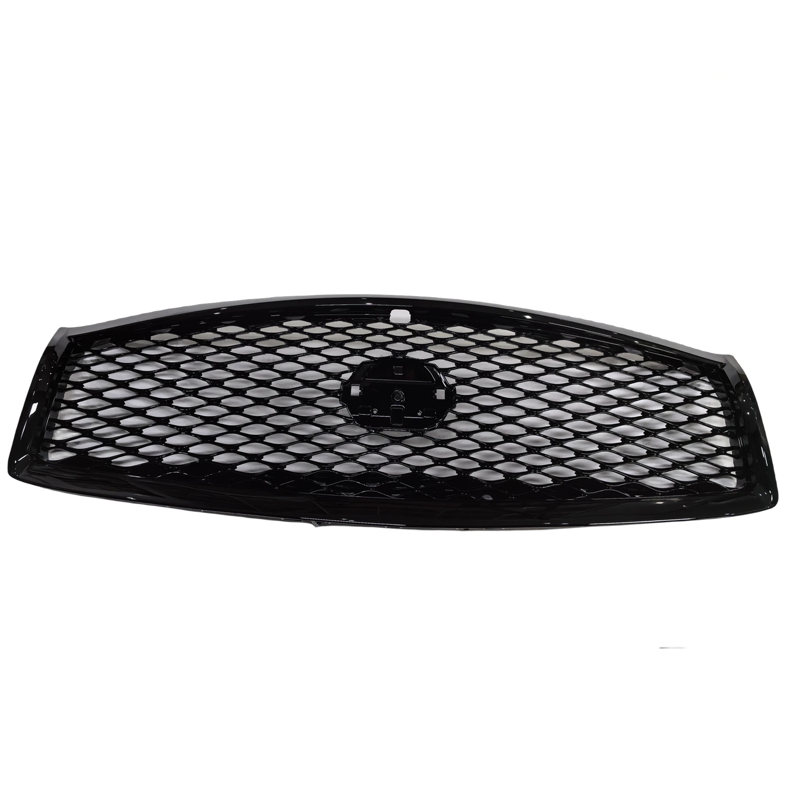 Car Front Grill Grille Upper Bumper Hood Mesh w/ Camera Hole For Infiniti Q70 Q70L 2015-2019