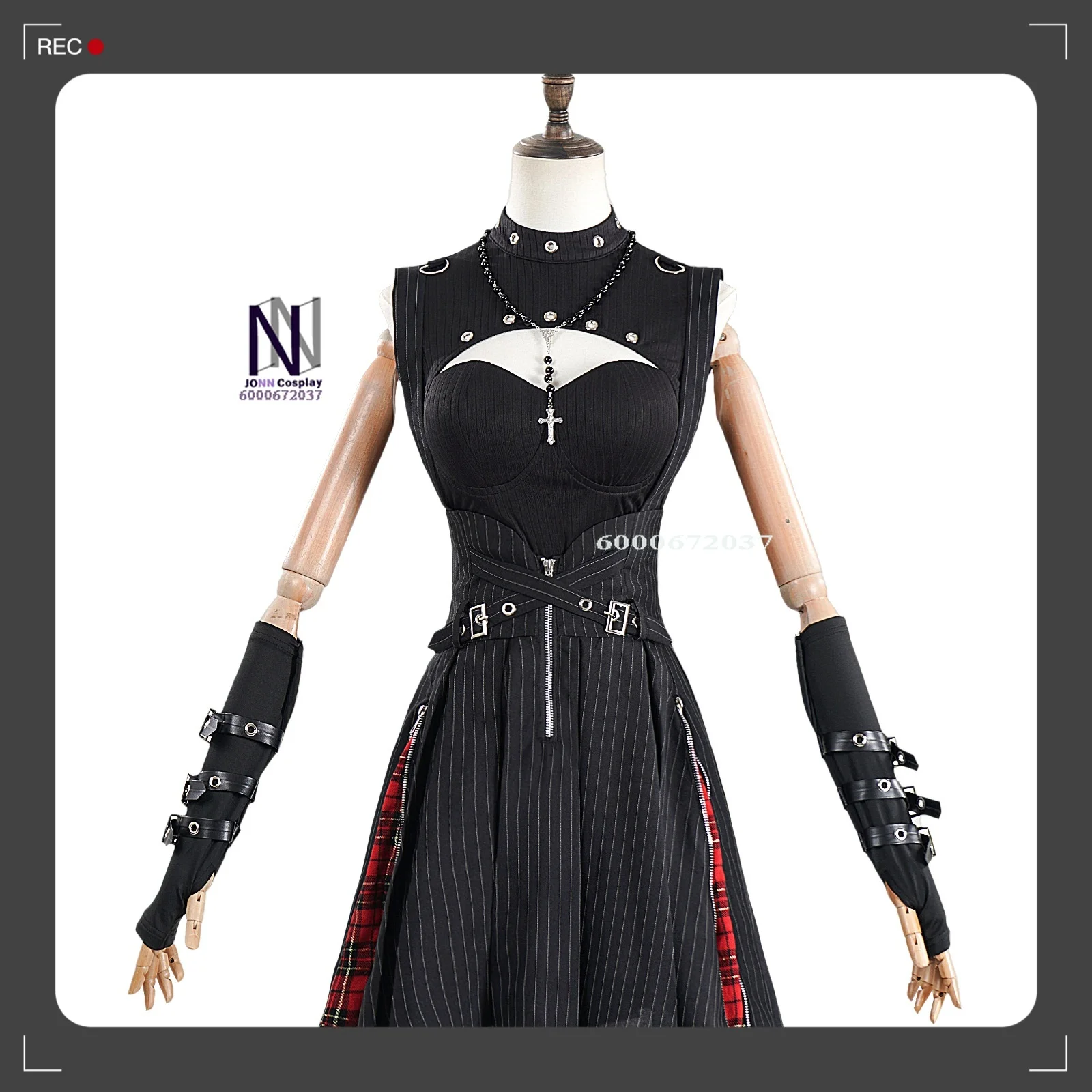 

Misa Amane Dark Aesthetic Gothic-Style Dress Cosplay Costume Halloween Party Stage Performance Outfit Role-playing As Characters