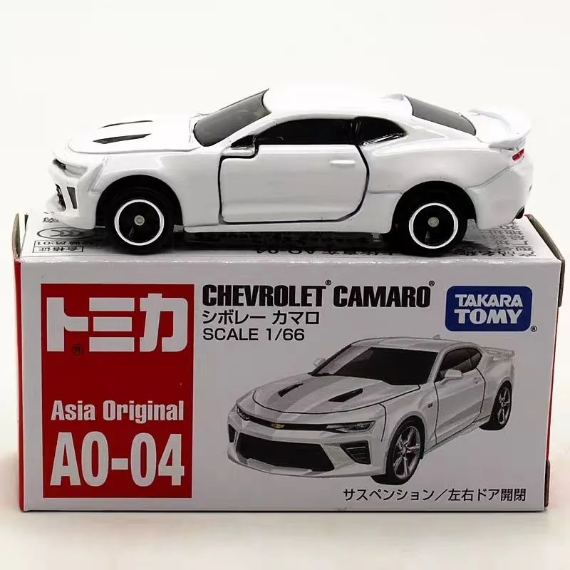

TAKARA TOMY Tomica AO04 Chevrolet Camaro, модель игрушечного автомобиля из сплава, Азиатская ограниченная серия, подарок для мальчиков