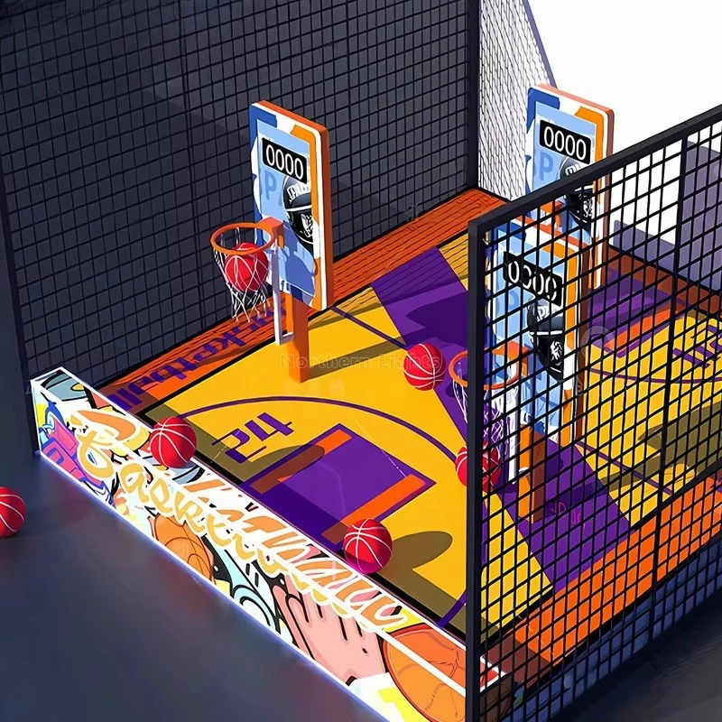 Commercial Indoor Hot Shot Basketball Arcade Game Shooting Machine Sports Game Machines for Playground Indoor Recreation