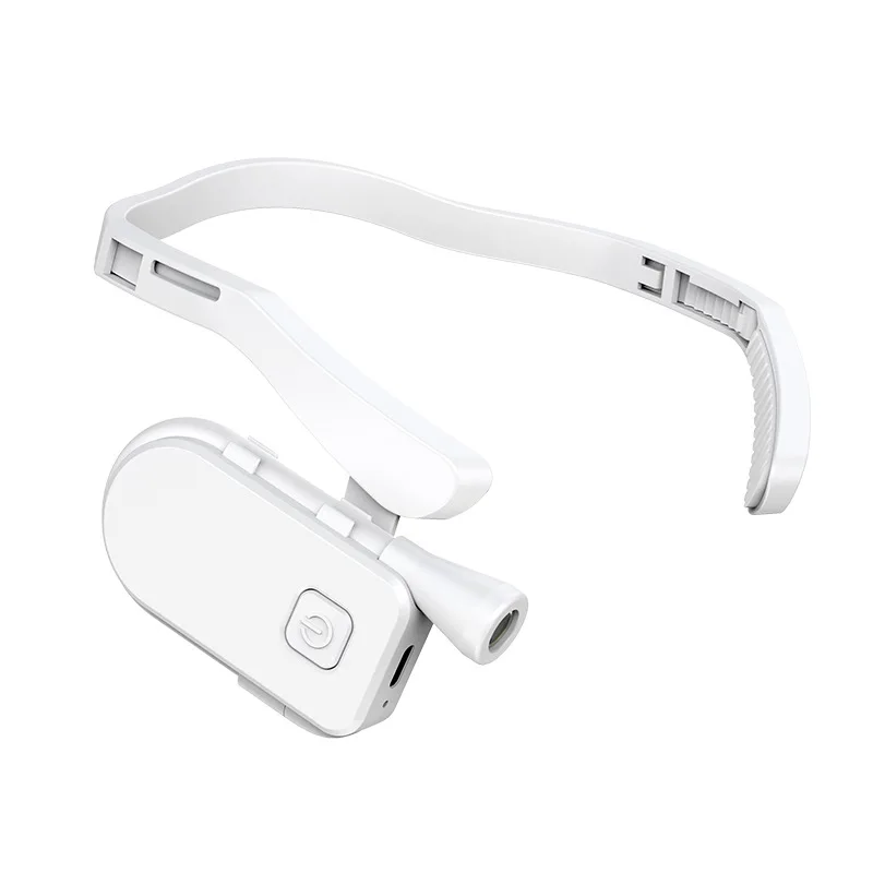 Ear-mounted headlight USB charging induction strong light lighting work light fishing light side-mounted running headlight