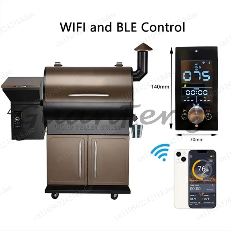 WIFI &BLE Control  Wood Pellet Smoker BBQ Grill PID Controller  for Traeger