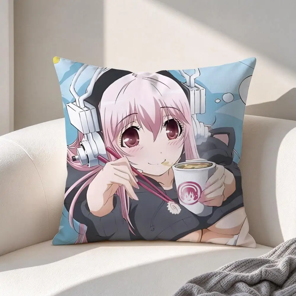 Artist T-Takashi Murakami Cushion Cover Contemporary Simple Cushion Shell Home Sofa Decoration Pillow Protector