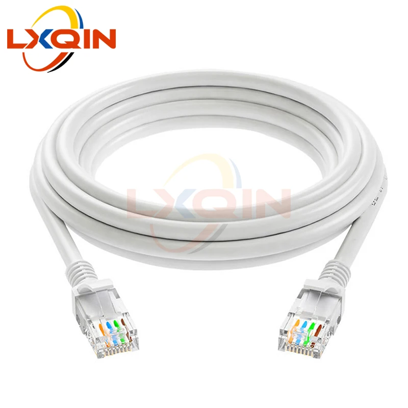 LXQIN 3m Ethernet LAN Network cable with standard RJ45 Network cable interface for Computers and printer