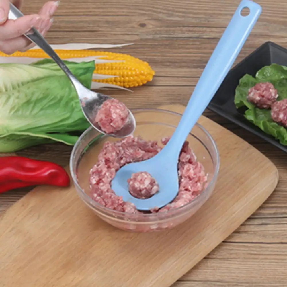 Non-stick Meatball Mold Maker Spoon Meat Baller One-press Molding Labor-saving Baking Tools Stuffed Meat Balls Maker for Kitchen