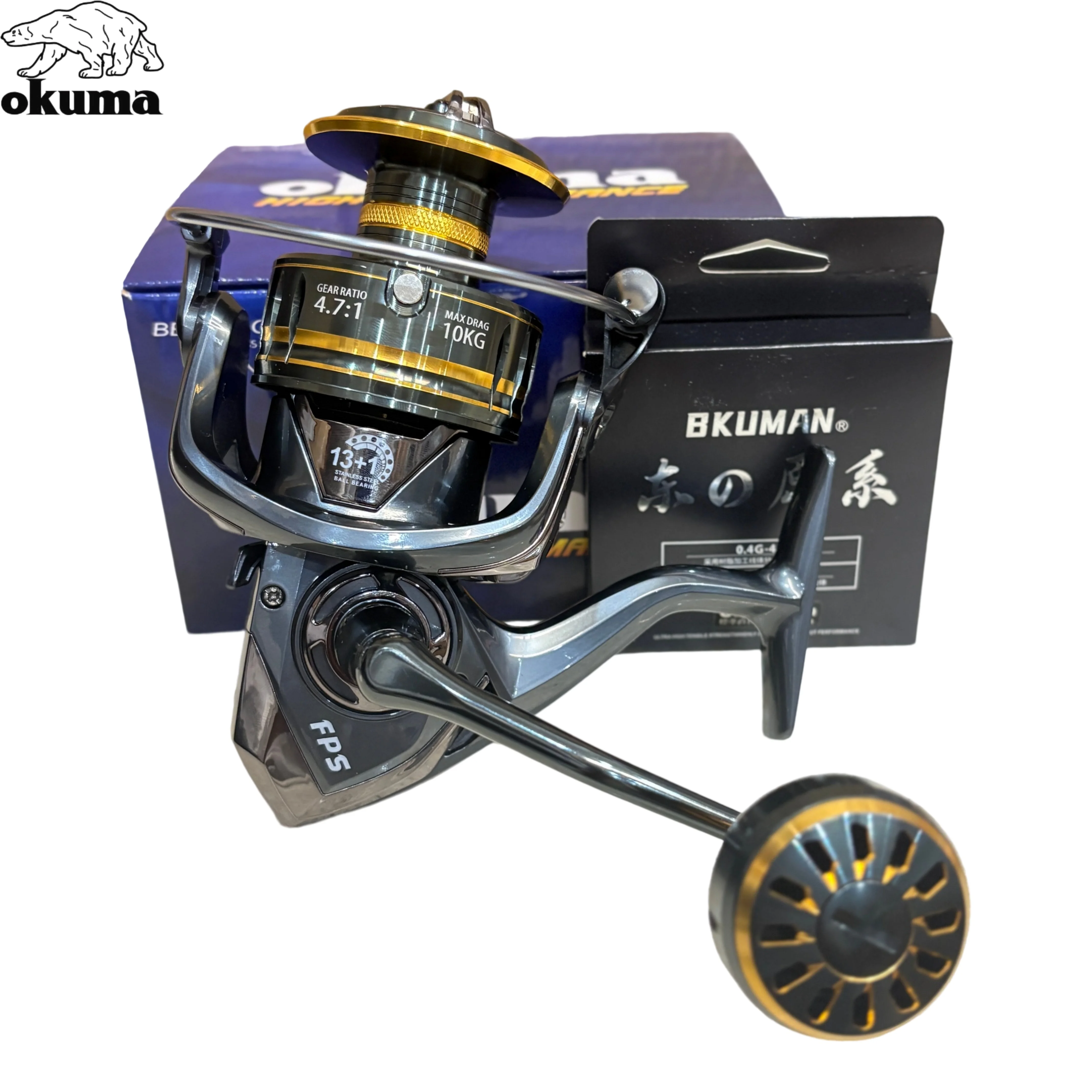Freshwater Line - OKUMA zero-backlash spinning reel with metal